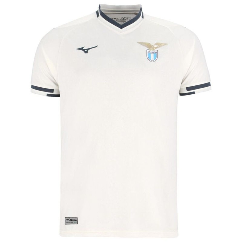 Tricou de Fotbal cu Mânecă Scurtă Bărbat Mizuno Lazio Away Alb