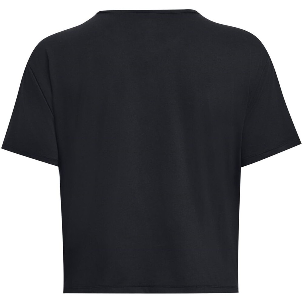 Tricou cu Mânecă Scurtă Femei Under Armour Negru Fitness