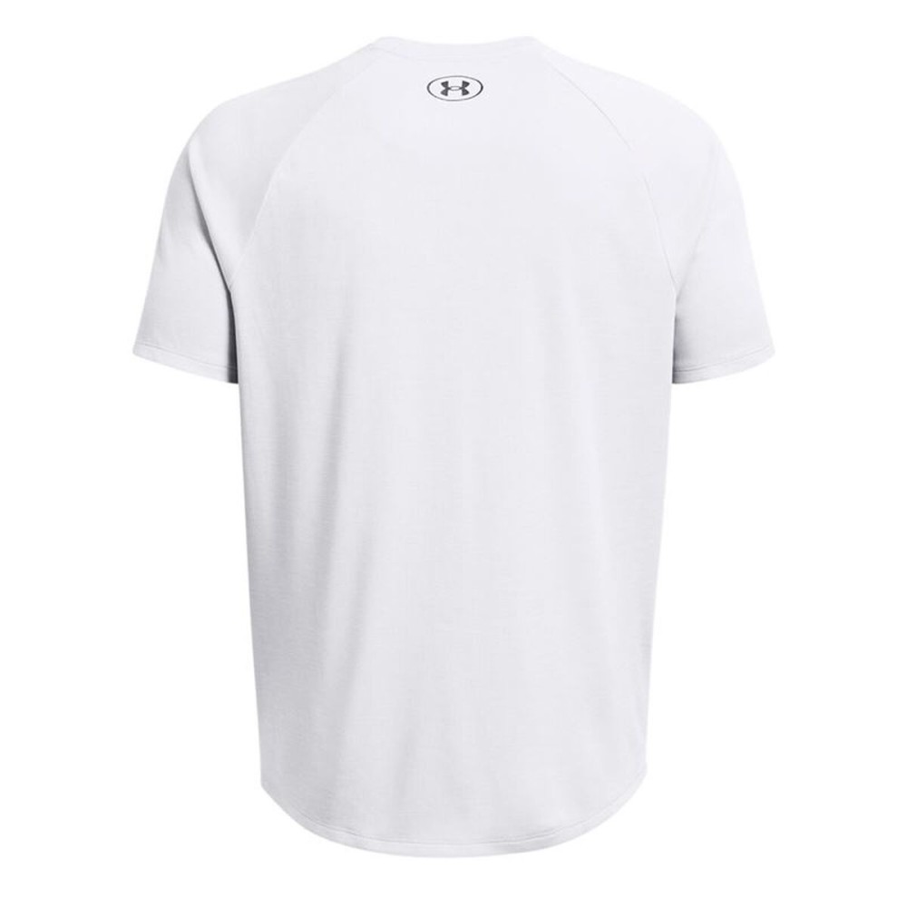 Tricou cu Mânecă Scurtă Bărbați Under Armour Tech Textured Alb