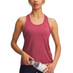 Tricou de Damă fără Mâneci Under Armour Tech Knockout Roșu Carmin Fitness