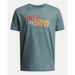Tricou cu Mânecă Scurtă pentru Copii Under Armour Overlay Wm Ss Verde