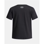 Tricou cu Mânecă Scurtă pentru Copii Under Armour Big Logo Negru