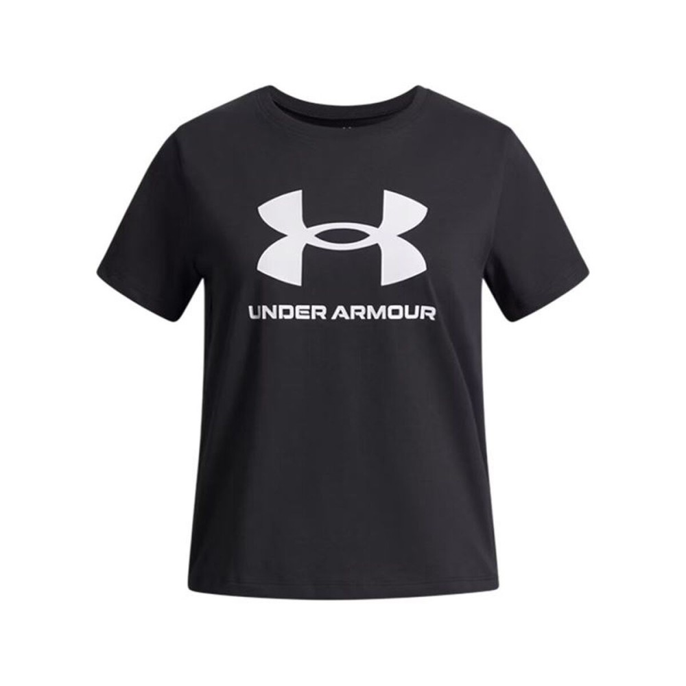 Tricou cu Mânecă Scurtă pentru Copii Under Armour Big Logo Negru