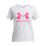 Tricou cu Mânecă Scurtă pentru Copii Under Armour Big Logo Alb