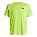 Tricou cu Mânecă Scurtă Bărbați Under Armour Tech Textured Verde lămâie