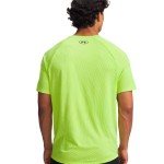 Tricou cu Mânecă Scurtă Bărbați Under Armour Tech Textured Verde lămâie