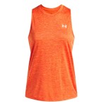 Tricou de Damă fără Mâneci Under Armour Tech Tank Twist Portocaliu Fitness