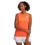 Tricou de Damă fără Mâneci Under Armour Tech Tank Twist Portocaliu Fitness