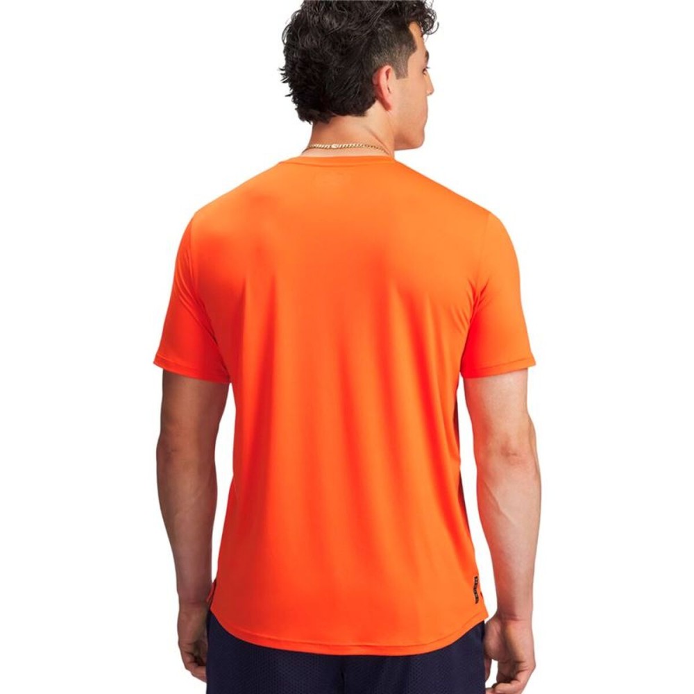 Tricou Sport cu Mânecă Scurtă Under Armour Vanish Energy Ss Portocaliu