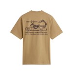 Tricou cu Mânecă Scurtă Bărbați Vans Sting Wagon Ss Maro Deschis