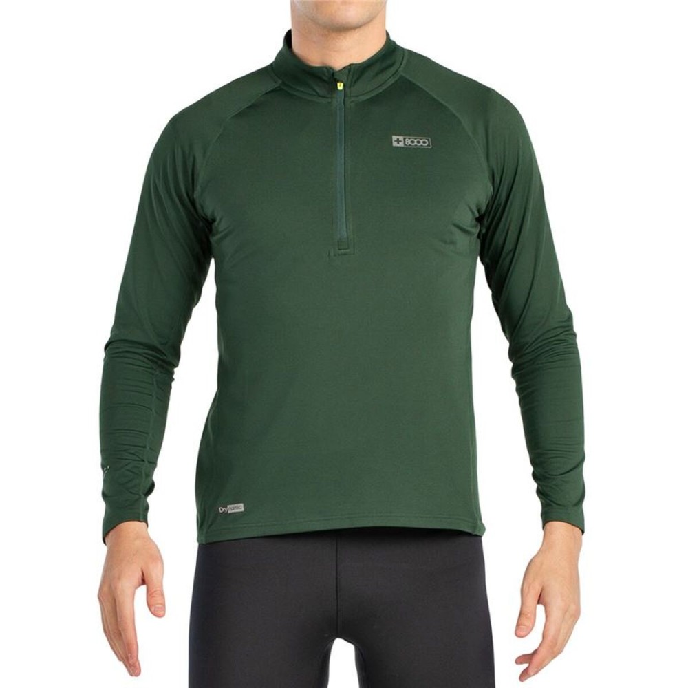 Tricou cu Mânecă Lungă Bărbați +8000 Truco Măslină