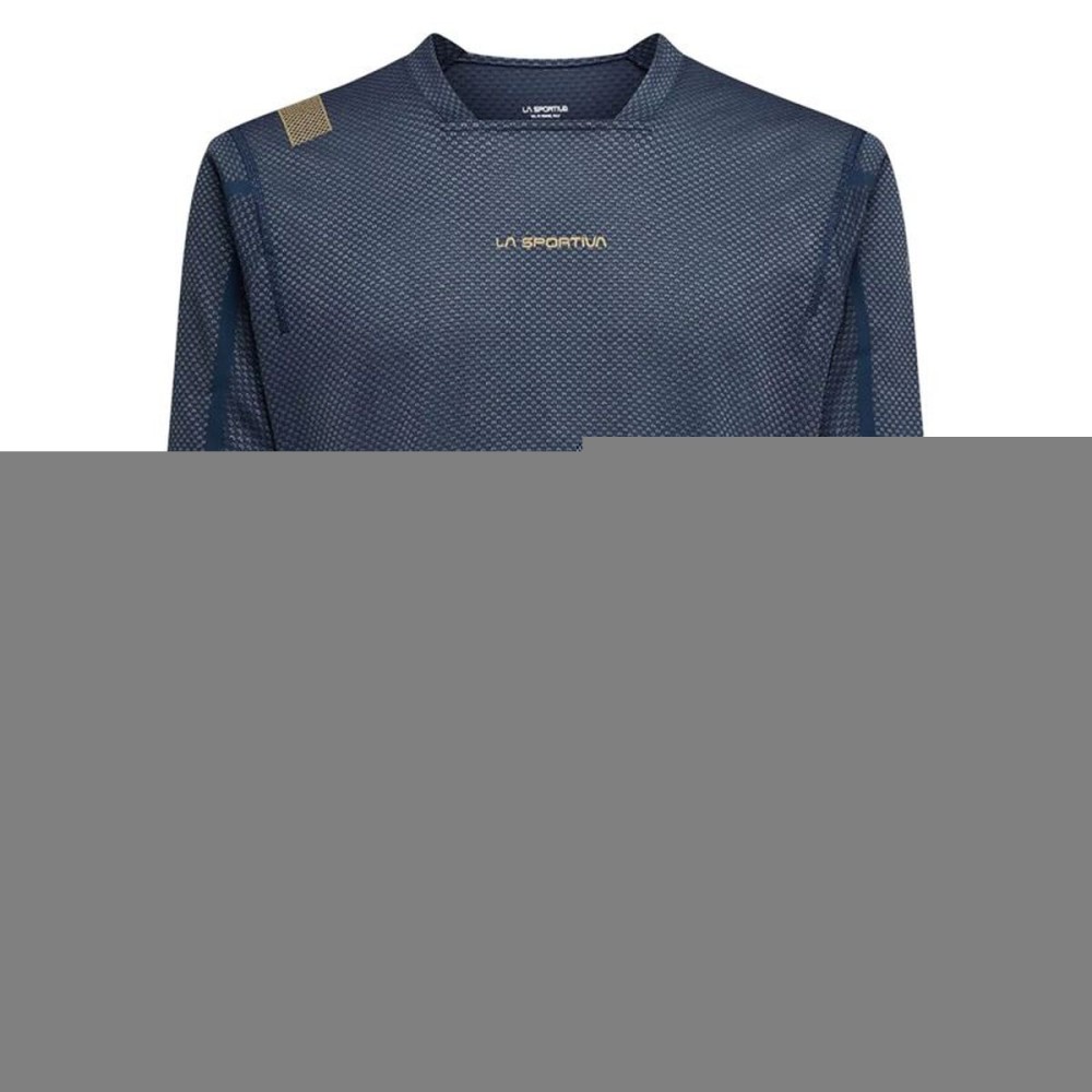 Tricou cu Mânecă Scurtă Bărbați La Sportiva Trail Bite Albastru închis