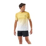 Tricou cu Mânecă Scurtă Bărbați Compressport Performance Galben
