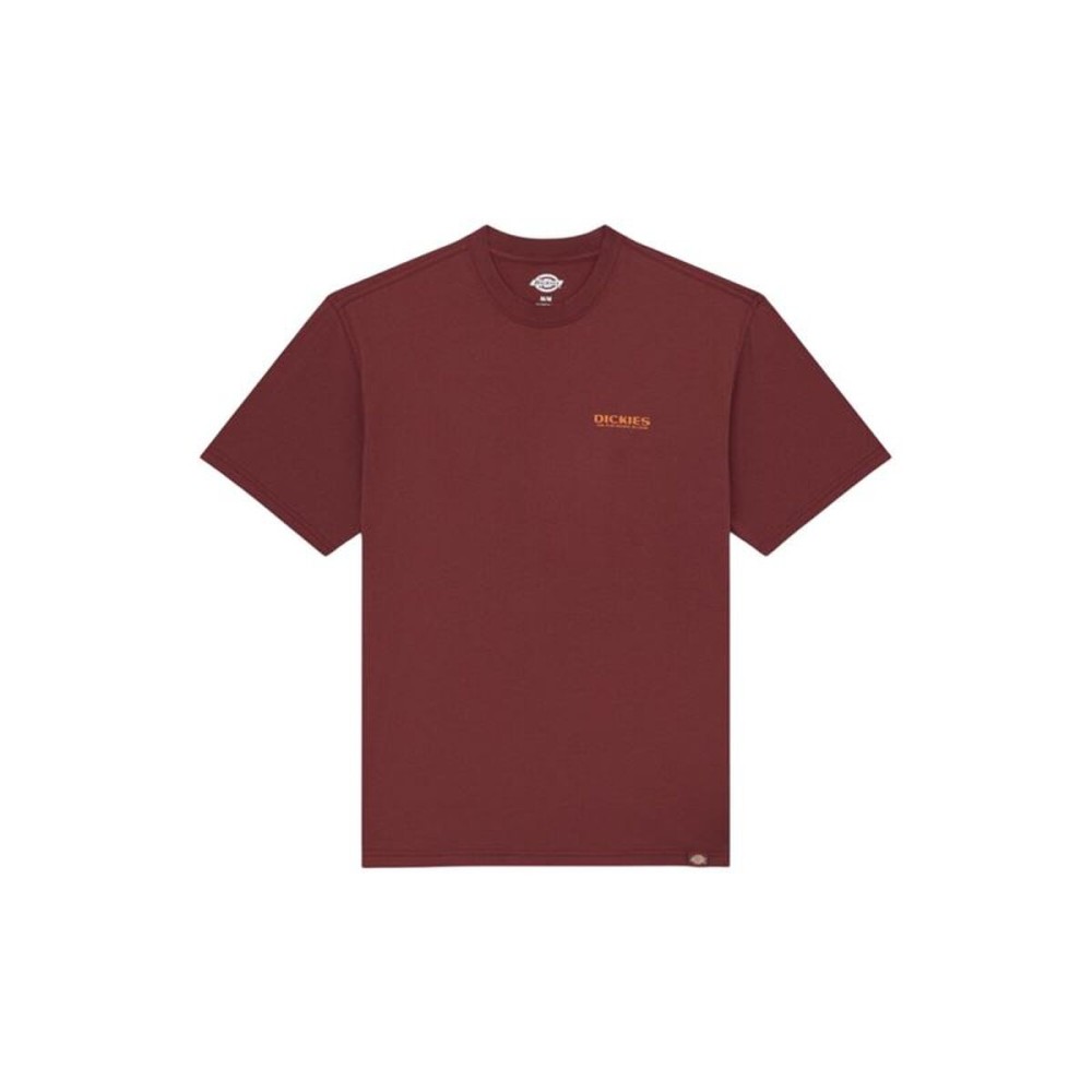 Tricou cu Mânecă Scurtă Bărbați Dickies Burns Maro