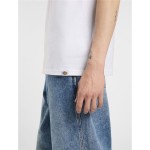 Tricou cu Mânecă Scurtă Bărbați Dickies Circle Ss Alb