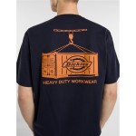 Tricou cu Mânecă Scurtă Bărbați Dickies Apison Ss Bleumarin