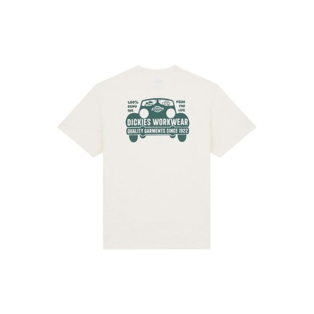 Tricou cu Mânecă Scurtă Bărbați Dickies Gordonsville Ss Alb