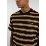 Tricou cu Mânecă Scurtă Bărbați Dickies York Stripe Negru