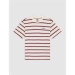 Tricou cu Mânecă Scurtă Bărbați Dickies York Stripe Ss Alb