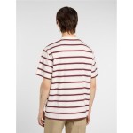 Tricou cu Mânecă Scurtă Bărbați Dickies York Stripe Ss Alb