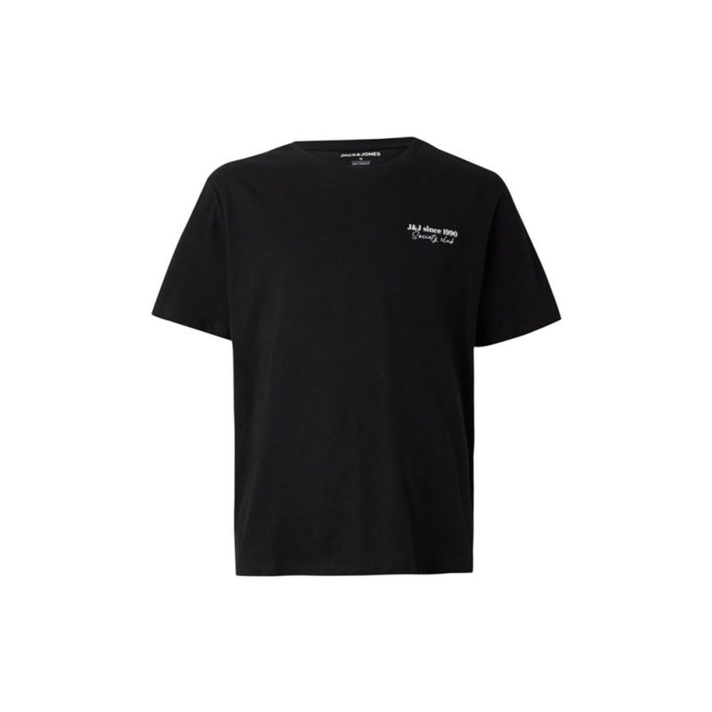 Tricou cu Mânecă Scurtă Bărbați Jack & Jones Jjninety Ss Crew Negru