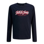 Tricou cu Mânecă Lungă pentru Copii Jack & Jones Jjurban Ls Crew Neck Sky Bleumarin