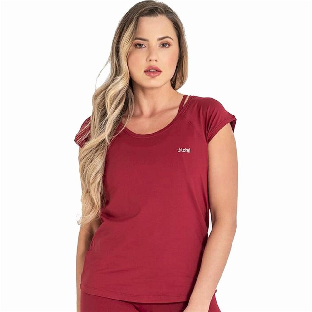 Tricou cu Mânecă Scurtă Femei Ditchil Fitness