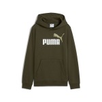 Hanorac cu Glugă Copii Puma Essentials 2 Color No.1 Verde inchis Măslină