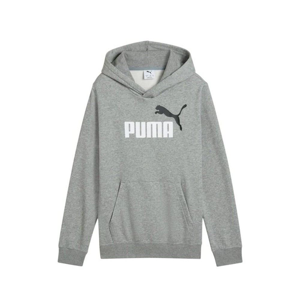 Hanorac cu Glugă Copii Puma Essentials 2 Color No.1 Gri