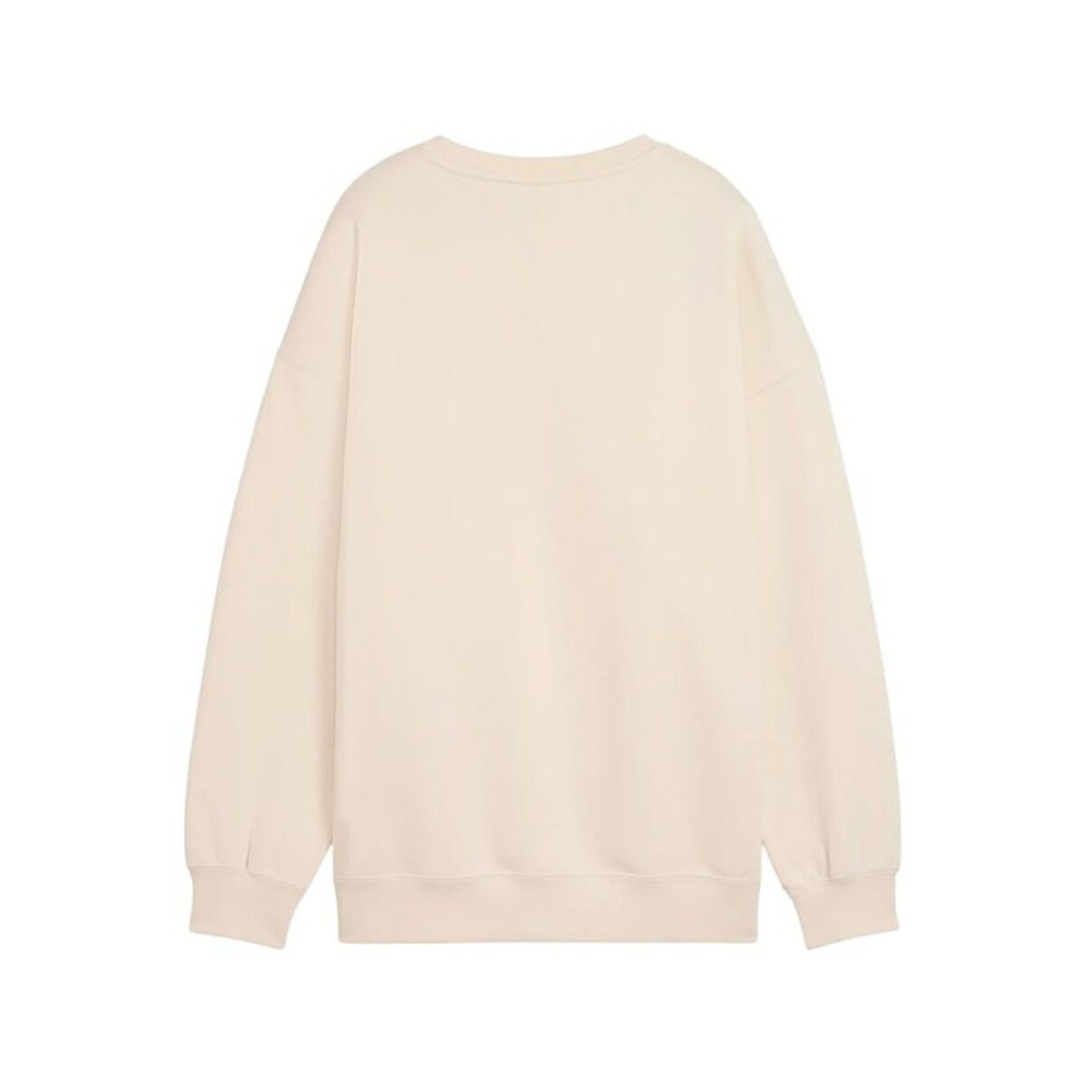 Hanorac fără Glugă Femei Puma Maximal Metallic Bej