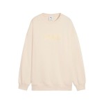 Hanorac fără Glugă Femei Puma Maximal Metallic Bej