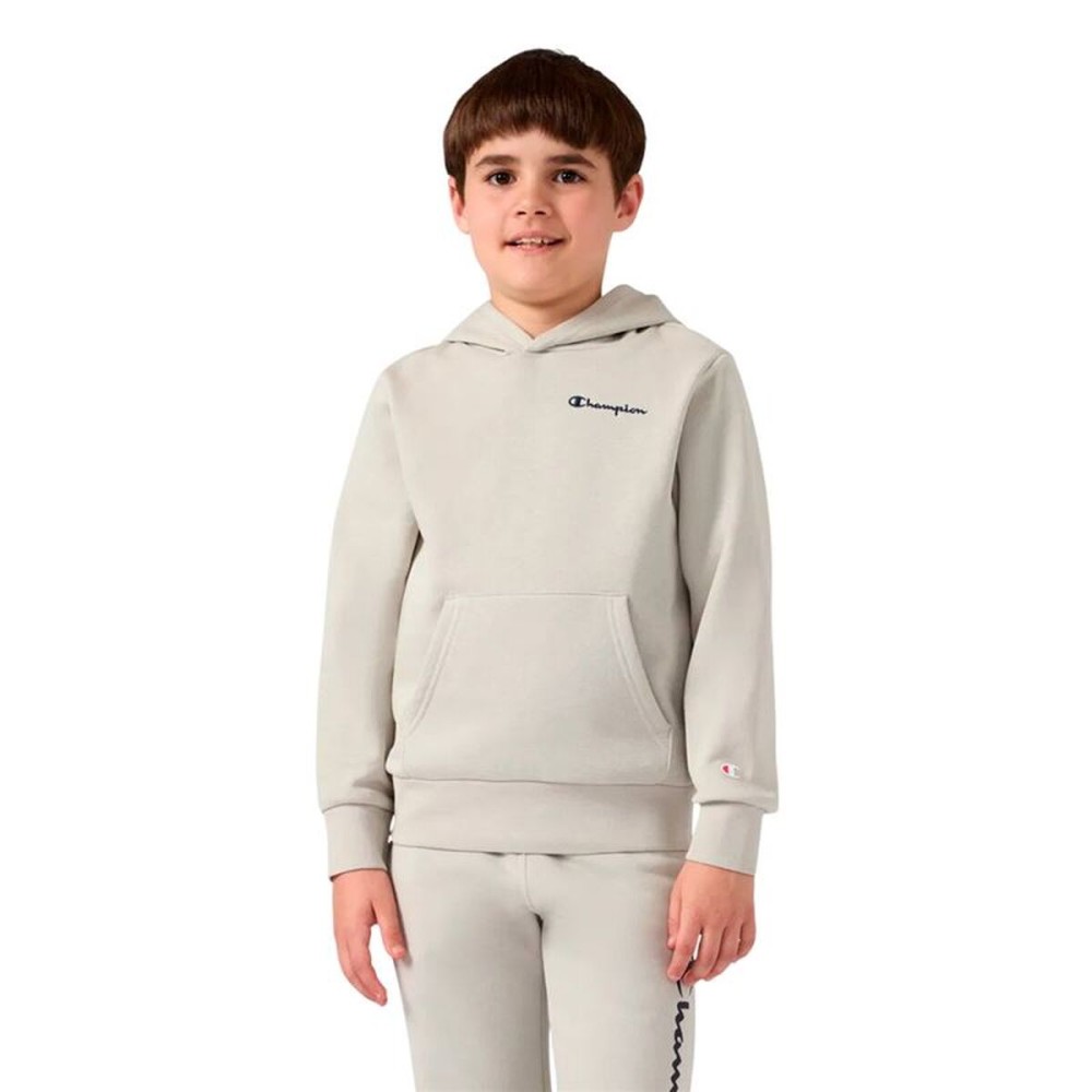 Hanorac cu Glugă Copii Champion Icons Contrast Alb