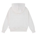 Hanorac cu glugă pentru fete Levi's Batwing Patch Alb