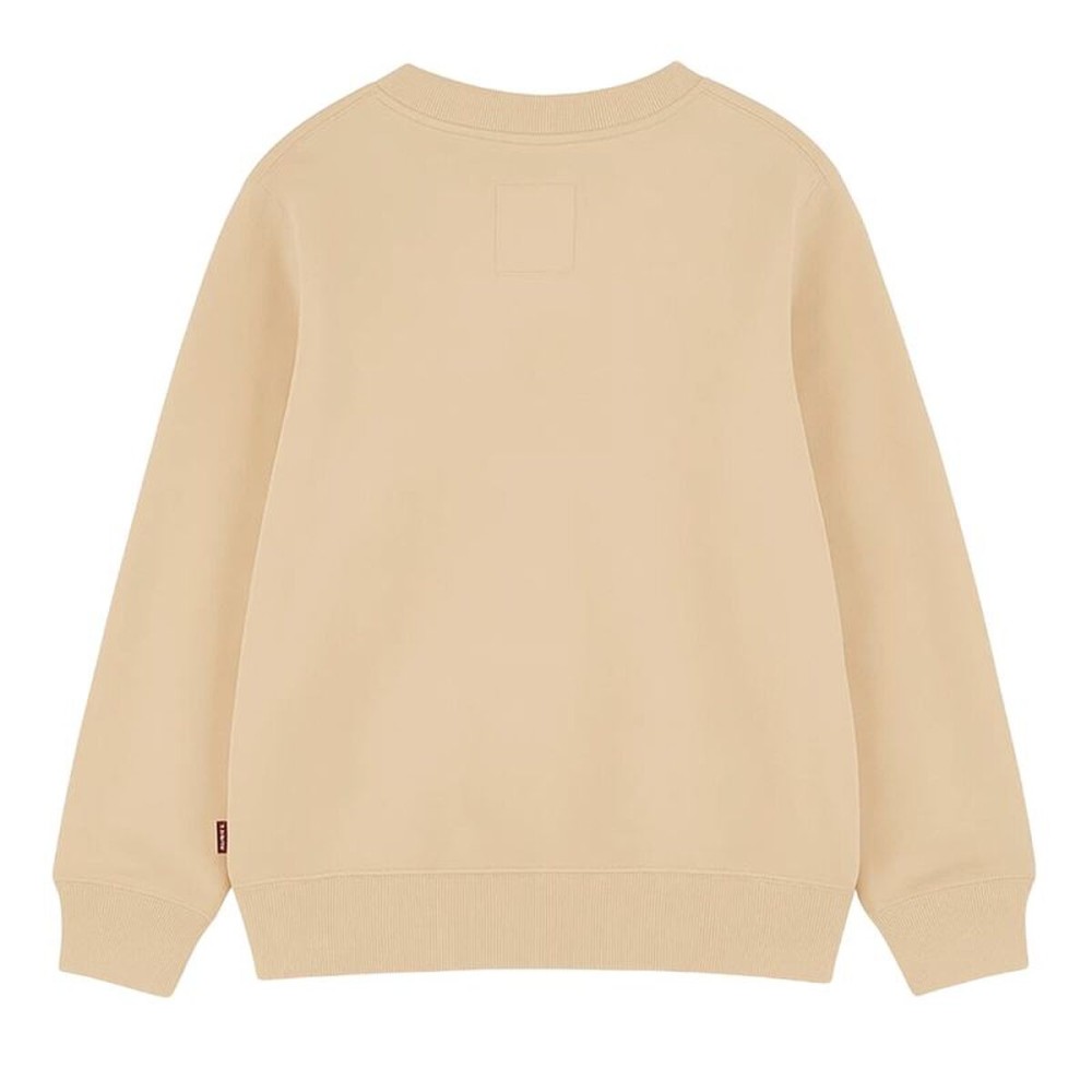 Hanorac fără Glugă Copii Levi's Batwing Crewneck Alb