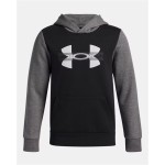 Hanorac cu glugă pentru fete Under Armour Rival Flc Cblck Grphc Hd Negru