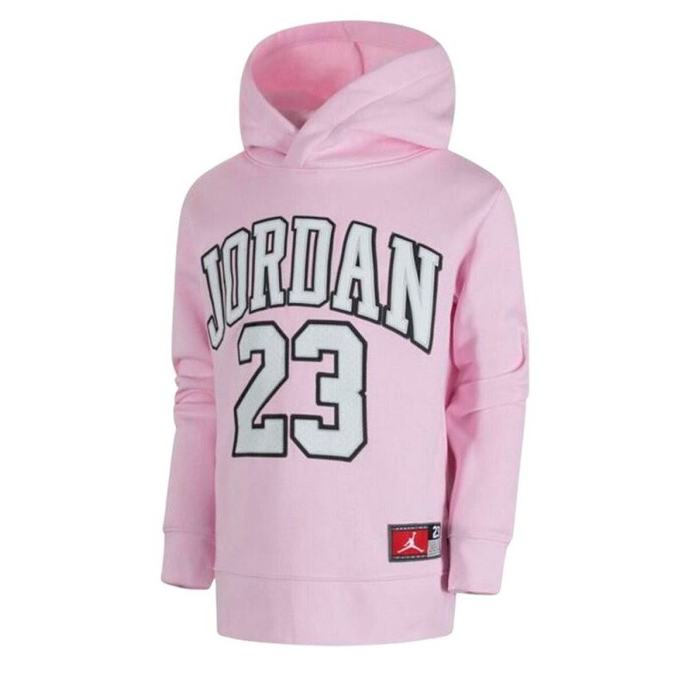 Hanorac cu glugă pentru fete Jordan Jordan Hbr Flc Po Hoodie Roz