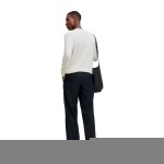 Hanorac fără Glugă Bărbați Jack & Jones Jjotto Knit Crew Neck Alb