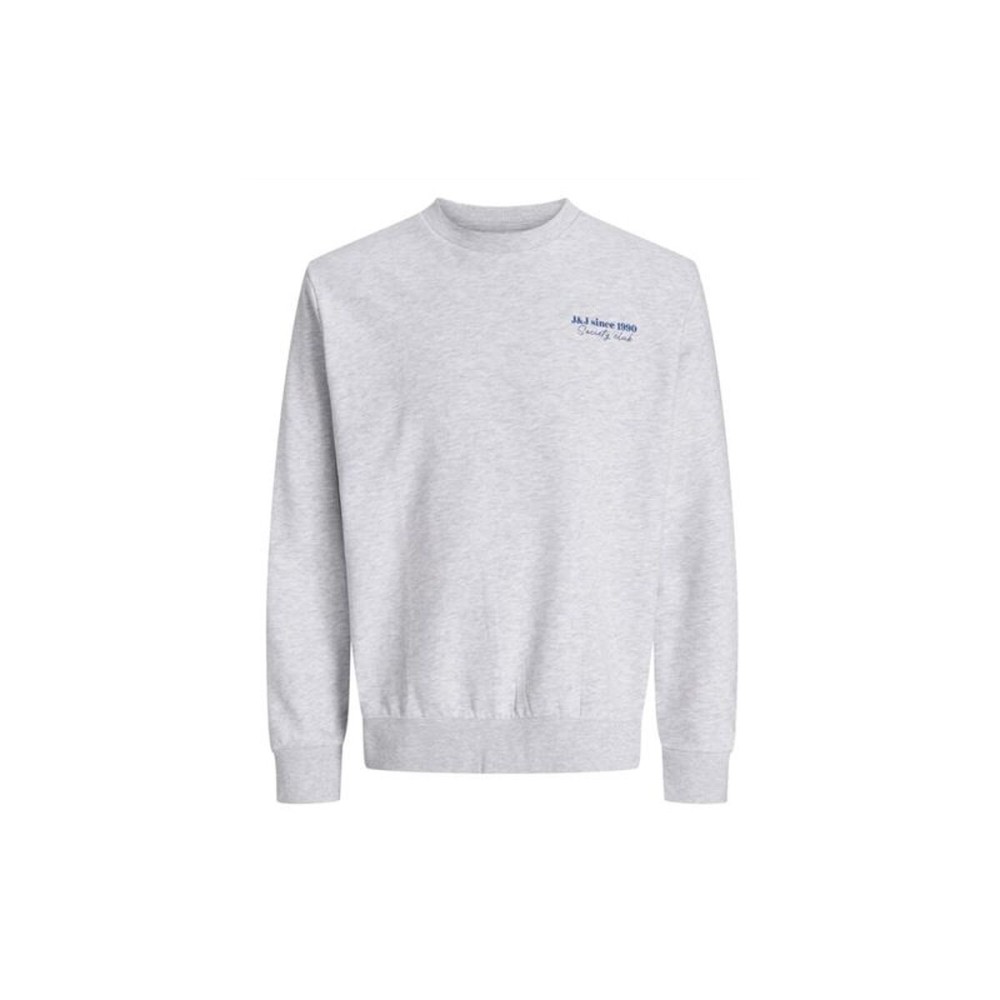 Hanorac fără Glugă Bărbați Jack & Jones Jjninety Crew Neck Alb