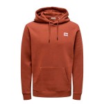 Hanorac cu Glugă Bărbați Only & Sons Onsdawson Reg Hoodie Vd Maro