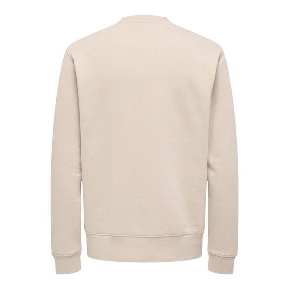 Hanorac fără Glugă Bărbați Only & Sons Onsdawson Reg Crew Vd Alb