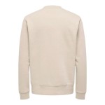 Hanorac fără Glugă Bărbați Only & Sons Onsdawson Reg Crew Vd Alb