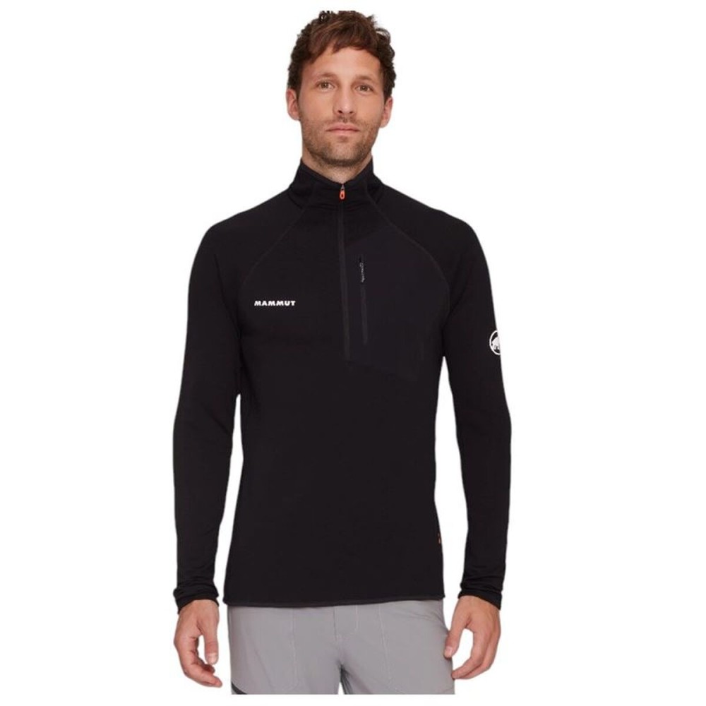 Jachetă Sport de Bărbați Mammut Aenergy Light Ml Half Zip Pull Negru