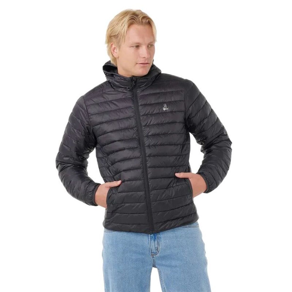Vestă Rip Curl Anti Series Search Puffer Hood Negru