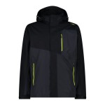 Jachetă Sport de Bărbați Campagnolo Man Zip Detachable Inn Negru