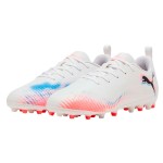 Ghete de Fotbal pentru Copii Puma Future 8 Play Mg Alb