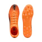Încălțăminte de Fotbal pentru Adulți Puma Ultra 6 Pro Mg Heat Fire Black Negru