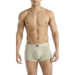 Boxeri pentru bărbați Adidas Low Rise 3 Stripes 2P Active Flex Gri 2 Piese