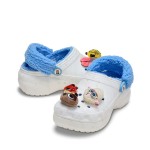 Saboți Crocs Zootopia Lined Platform Clog W Alb