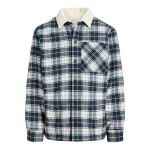 Cămașă cu Mânecă Lungă Bărbați Jack & Jones Jjzac Teddy Overshirt Ls Albastru închis