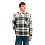Cămașă cu Mânecă Lungă Bărbați Jack & Jones Jjzac Teddy Overshirt Ls Măslină